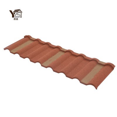 Gofreeritud kiviga kaetud metallplaadid